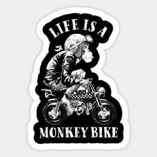 Monkey Bike Sticker